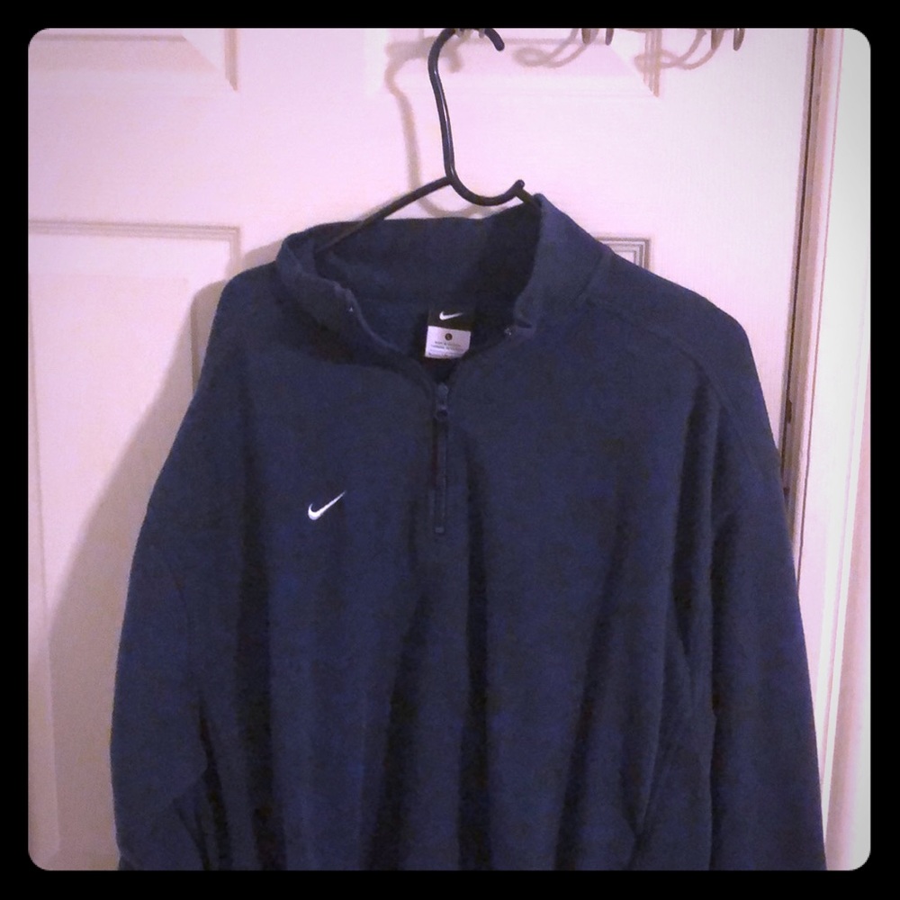 Blue Nike Large Quarterzip Sweater